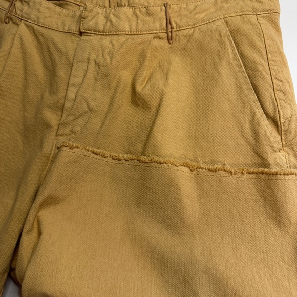 November Mens Khaki Shorts Size 34 Raw Hem Button Fly Casual Summer - Picture 5 of 10